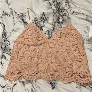 Jenny Yoo Lace Crop Top